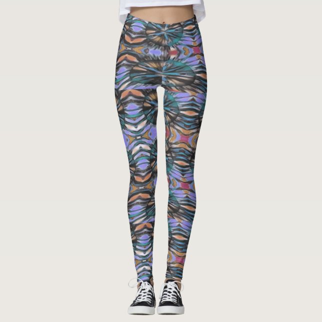 Leggings Hermosa feminidad artística de diseño personalizad (Anverso)