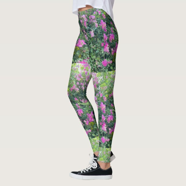 Leggings Hermosa Flor Colorida (Izquierda)