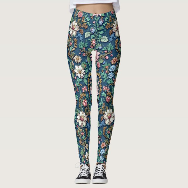 Leggings Hermosa Floral Vintage (Anverso)