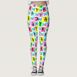 LEGGINGS HERMOSA GIMNASTICA DE MARIPOSAS CHICAS