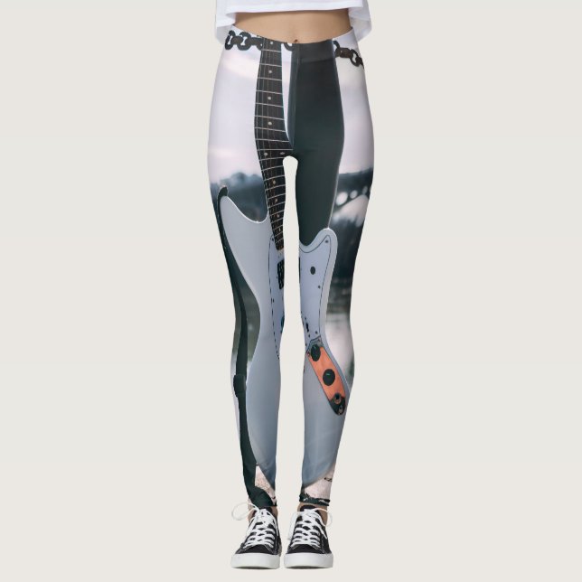 Leggings Hermosa Guitarra Bass (Anverso)