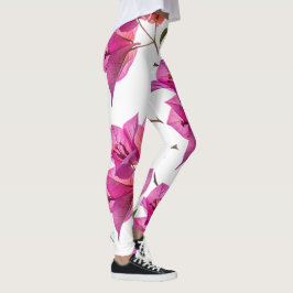 Leggings Hermosa Kagoj Phool Flor de Papel Botánica Flora