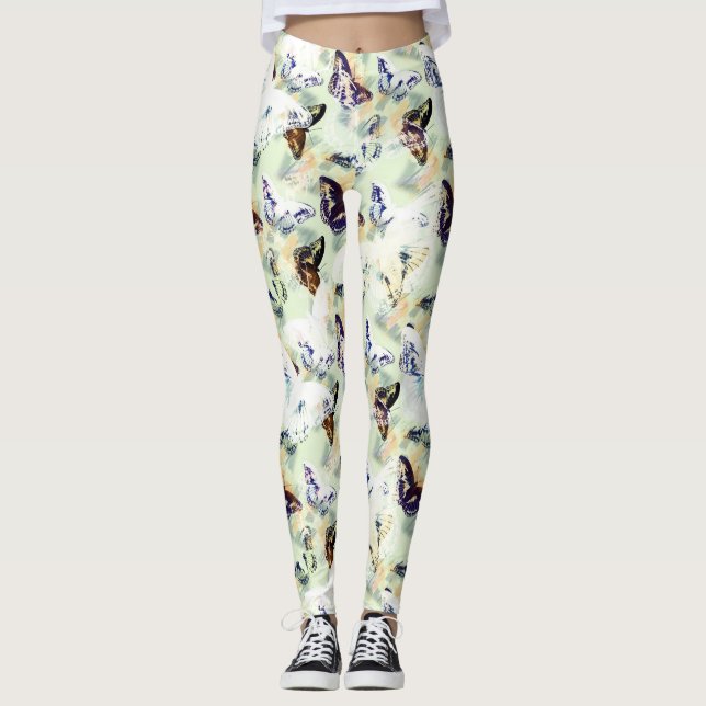 Leggings Hermosa mariposa con estilo (Anverso)