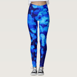 Leggings Hermosa medusa azul