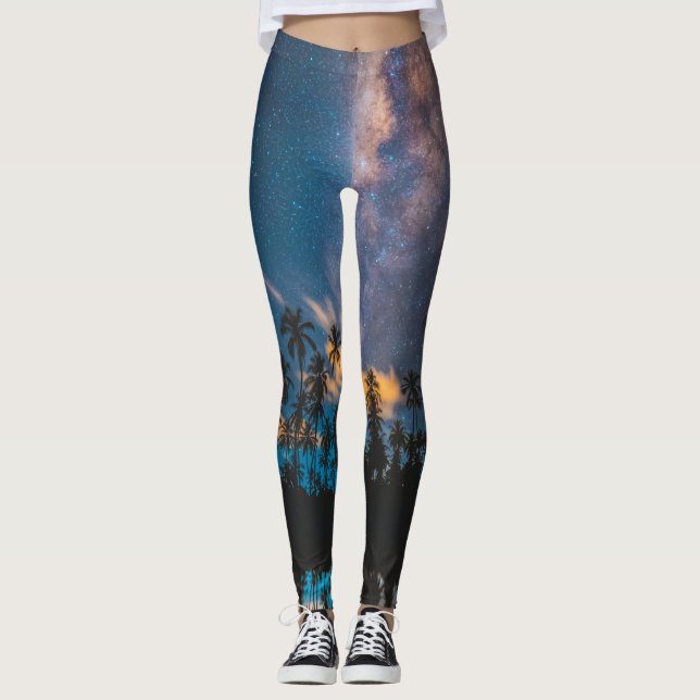 Leggings Hermosas criaturas oceánicas (Anverso)