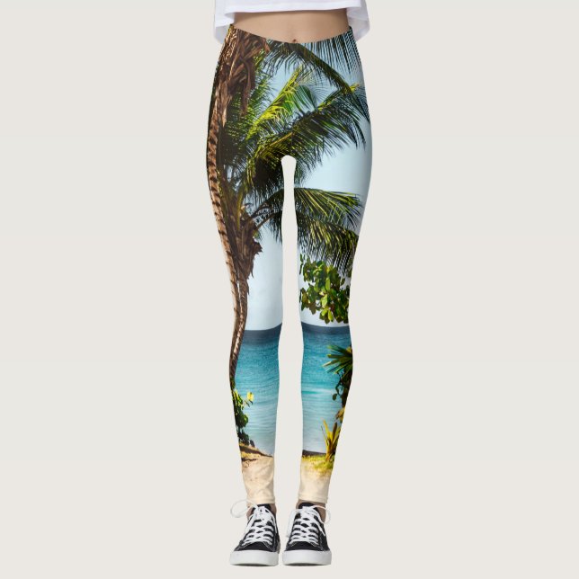 Leggings Hermosas criaturas oceánicas (Anverso)