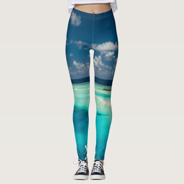 Leggings Hermosas criaturas oceánicas (Anverso)