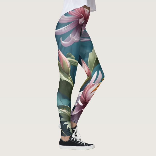 Leggings Hermosas Flores  (Derecha)