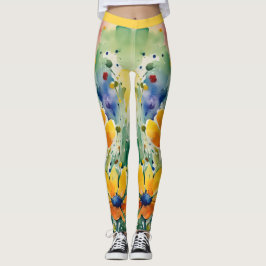 Leggings Hermosas flores y Rosas