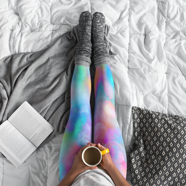 Leggings Hermosas leggantas de arcoiris de colores suaves (Subido por el creador)