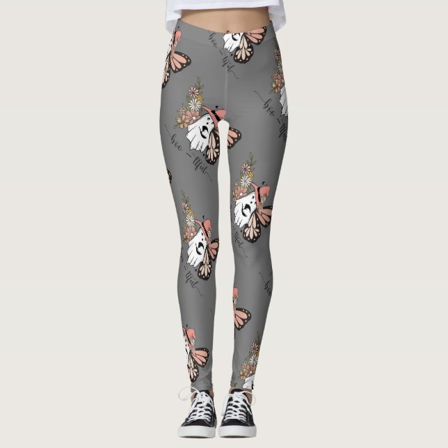 Leggings Hermosas leggantas de Halloween (Anverso)