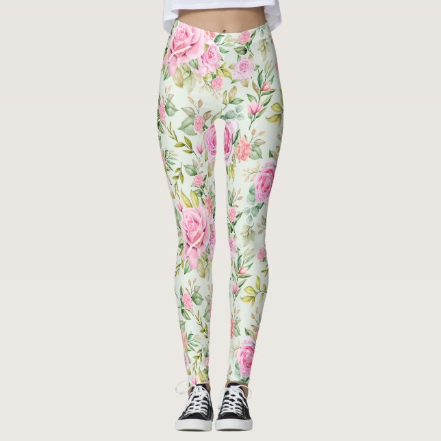 Leggings Hermosas Leggencias Florales (Anverso)