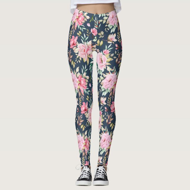 Leggings Hermosas Leggencias Florales (Anverso)