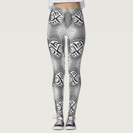 Leggings Hermosas legiones de arte abstracto tradicionales