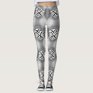 Leggings Hermosas legiones de arte abstracto tradicionales