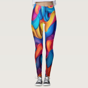 Leggings Hermosas legiones de arte abstracto tradicionales