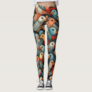 Leggings Hermosas legiones de arte abstracto tradicionales