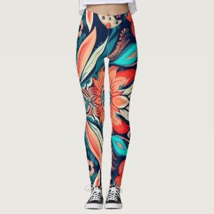 Leggings Hermosas legiones de arte abstracto tradicionales