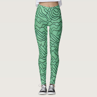 Leggings Hermosas legiones de arte abstracto tradicionales