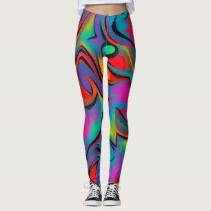 Leggings Hermosas legiones de arte abstracto tradicionales