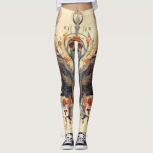 Leggings Hermosas legiones de arte abstracto tradicionales