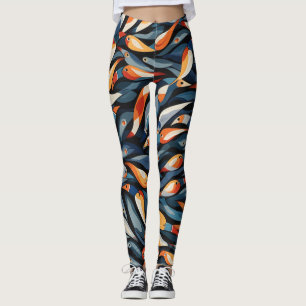 Leggings Hermosas legiones de arte abstracto tradicionales