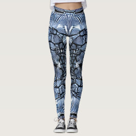 Leggings Hermosas legiones de arte abstracto tradicionales