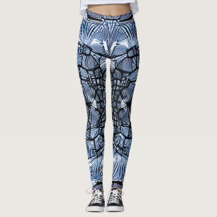 Leggings Hermosas legiones de arte abstracto tradicionales
