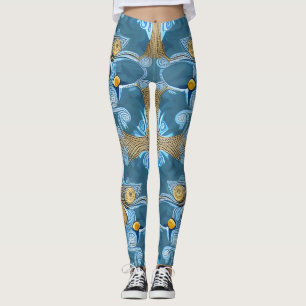 Leggings Hermosas legiones de arte abstracto tradicionales