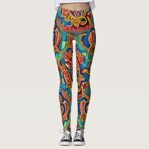 Leggings Hermosas legiones de arte abstracto tradicionales