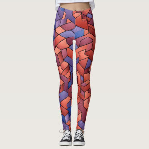 Leggings Hermosas legiones de arte abstracto tradicionales