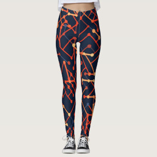 Leggings Hermosas legiones de arte abstracto tradicionales