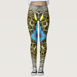 Leggings Hermosas legiones de arte abstracto tradicionales