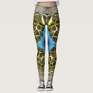 Leggings Hermosas legiones de arte abstracto tradicionales
