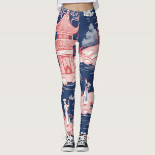 Leggings Hermosas legiones de arte abstracto tradicionales