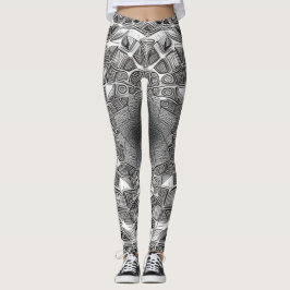 Leggings Hermosas legiones de arte abstracto tradicionales