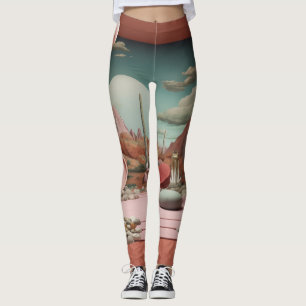 Leggings Hermosas legiones de arte abstracto tradicionales