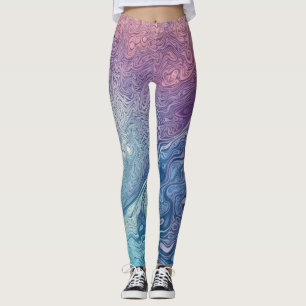 Leggings Hermosas leyendas abstractas tradicionales