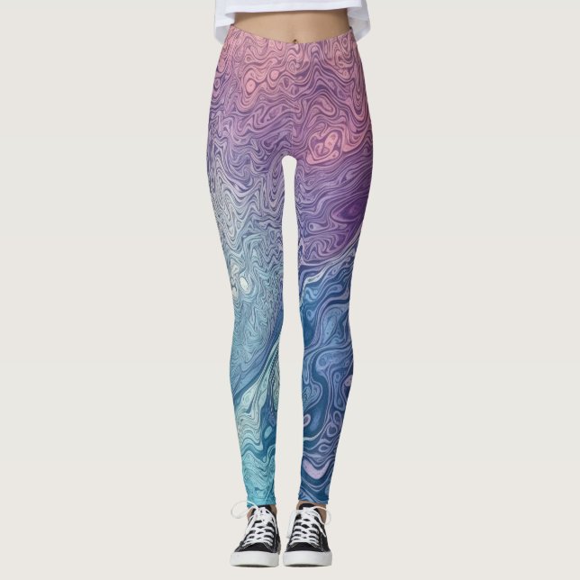 Leggings Hermosas leyendas abstractas tradicionales (Anverso)