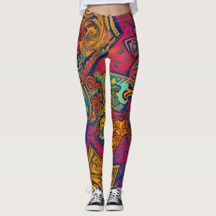 Leggings Hermosas leyendas abstractas tradicionales