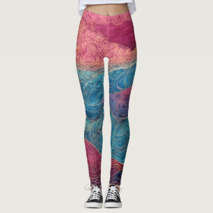 Leggings Hermosas leyendas abstractas tradicionales