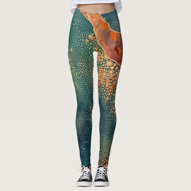 Leggings Hermosas leyendas abstractas tradicionales (Anverso)
