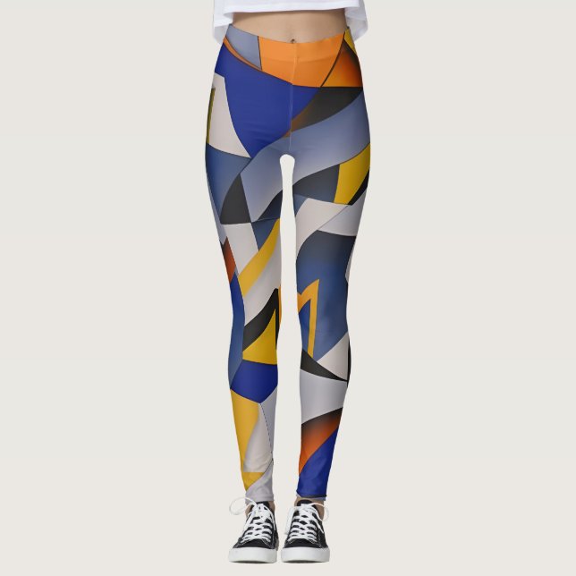 Leggings Hermosas leyendas de arte abstractas (Anverso)