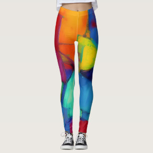 Leggings Hermosas leyendas de arte abstractas