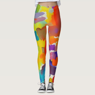 Leggings Hermosas leyendas de diseño abstracto