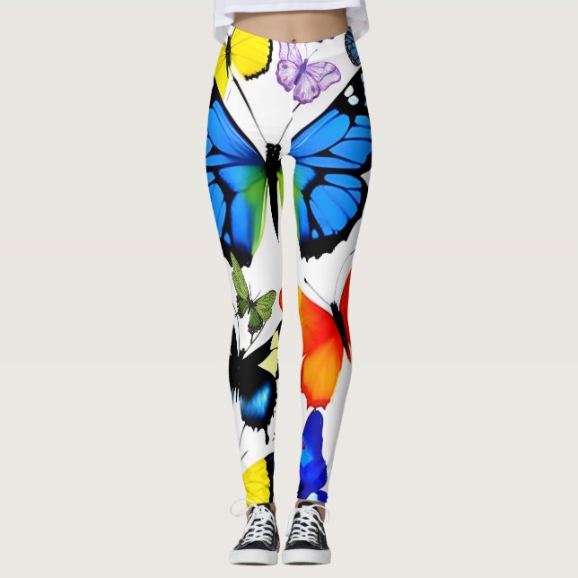 Leggings Hermosas mariposas (Anverso)