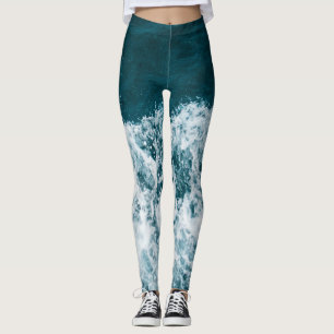 Leggings Hermosas olas de mar