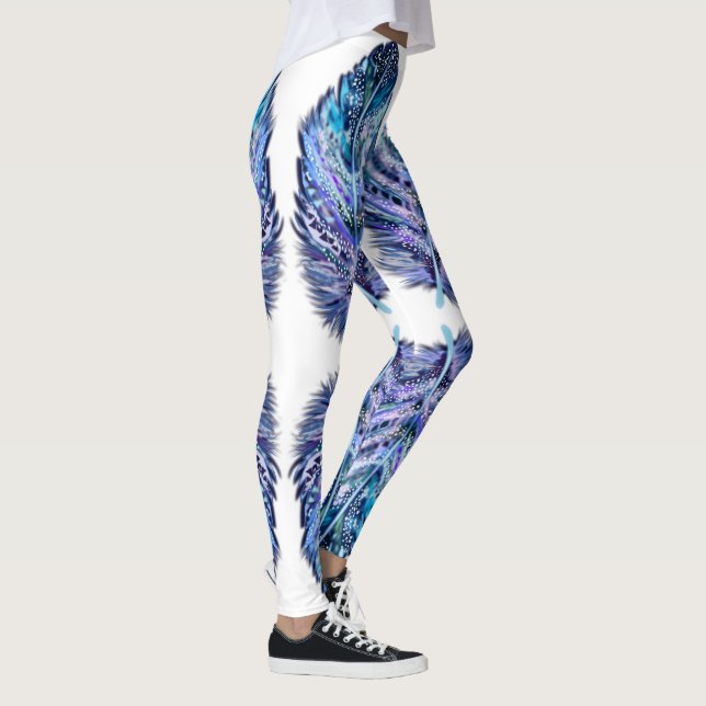 Leggings Hermosas plumas 2012- Elija sus colores (Derecha)