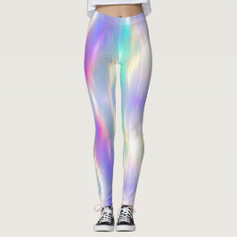 Leggings Hermoso arcoiris holográfico suave