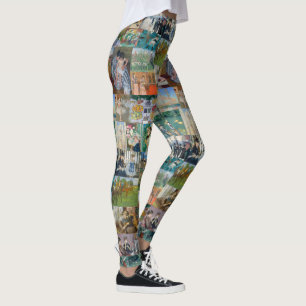 Leggings Hermoso Arte Impresionista Elegante